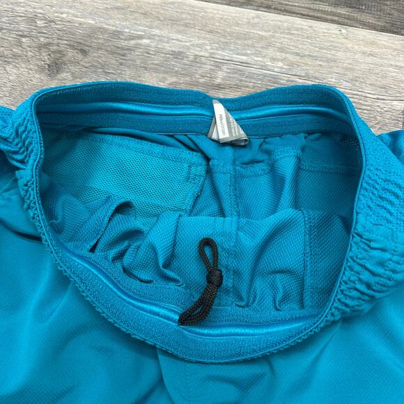 Nike Fit Dry Flex Vent Teal Blue Men M Mini Swoosh Gym Athletic Short - Picture 12 of 13